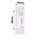 NB172 - NIIMBOT - D11 / D101 / D110 / H1S - 14X30MM - 210 LUCKY DUCK LABELS