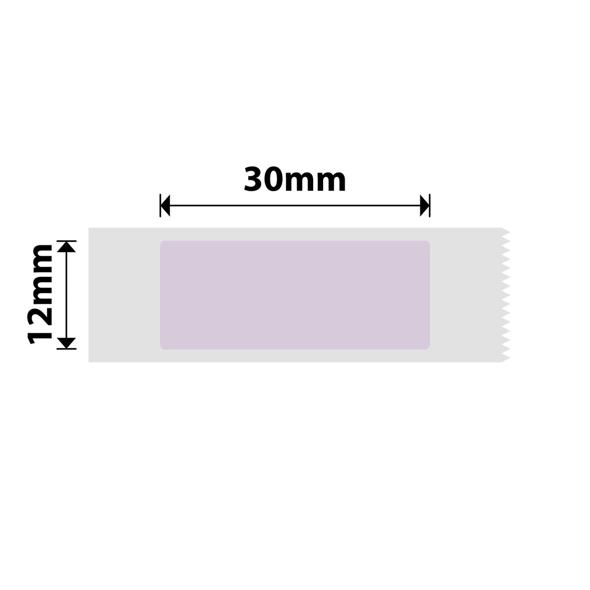 NB174 - NIIMBOT - D11 / D101 / D110 / H1S - 12 x 30 mm - 210 étiquettes par rouleau - Couleur lavande unie