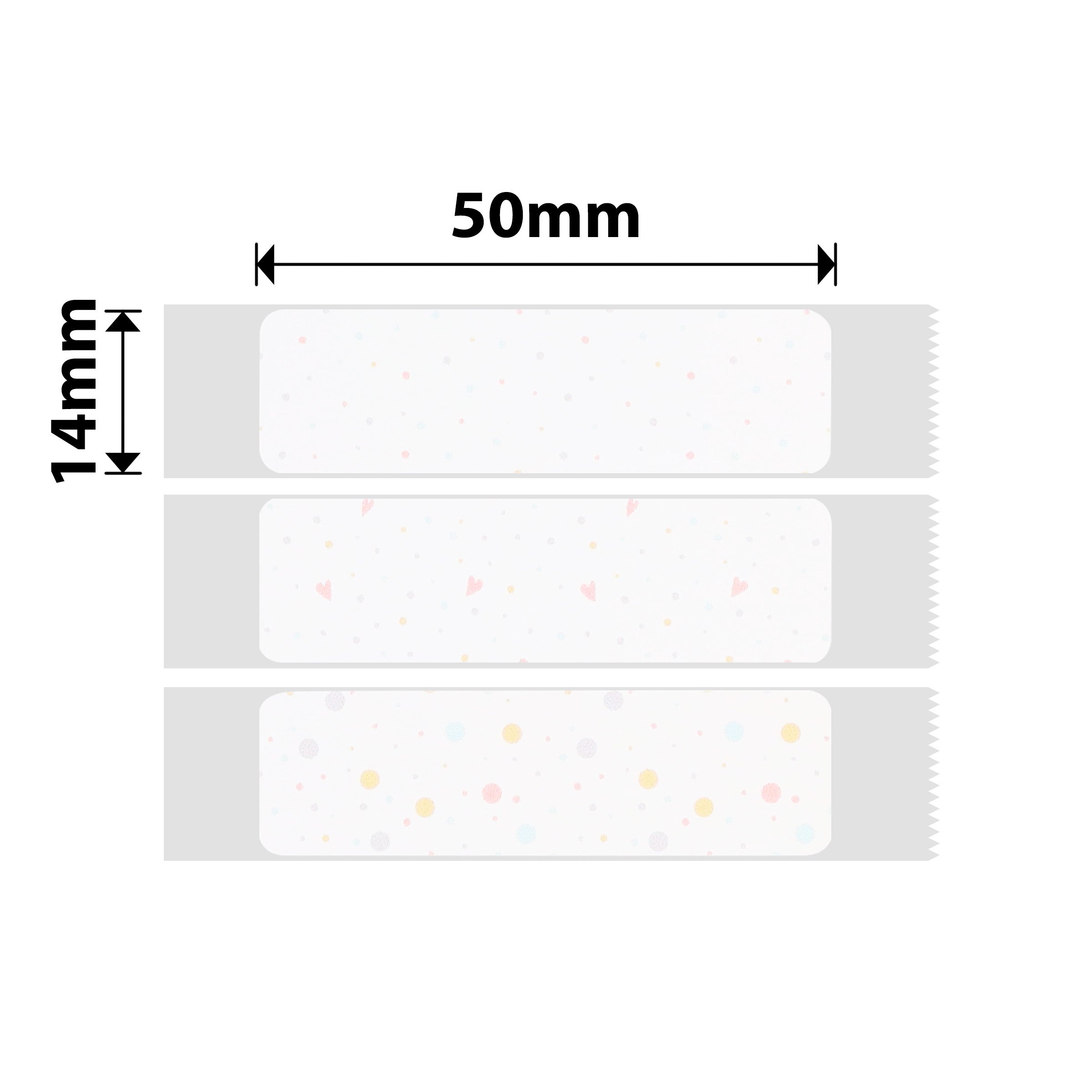 NB175 - NIIMBOT - D11 / D101 / D110 / H1S - 14X50MM - 130 MEMORY LABELS