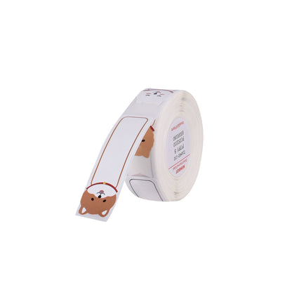 NB177 - NIIMBOT - D11 / D101 / D110 / H1S - RP14X50MM - 130 ETICHETTE PER ROTOLO - DESIGN CARINO CUCCIOLO