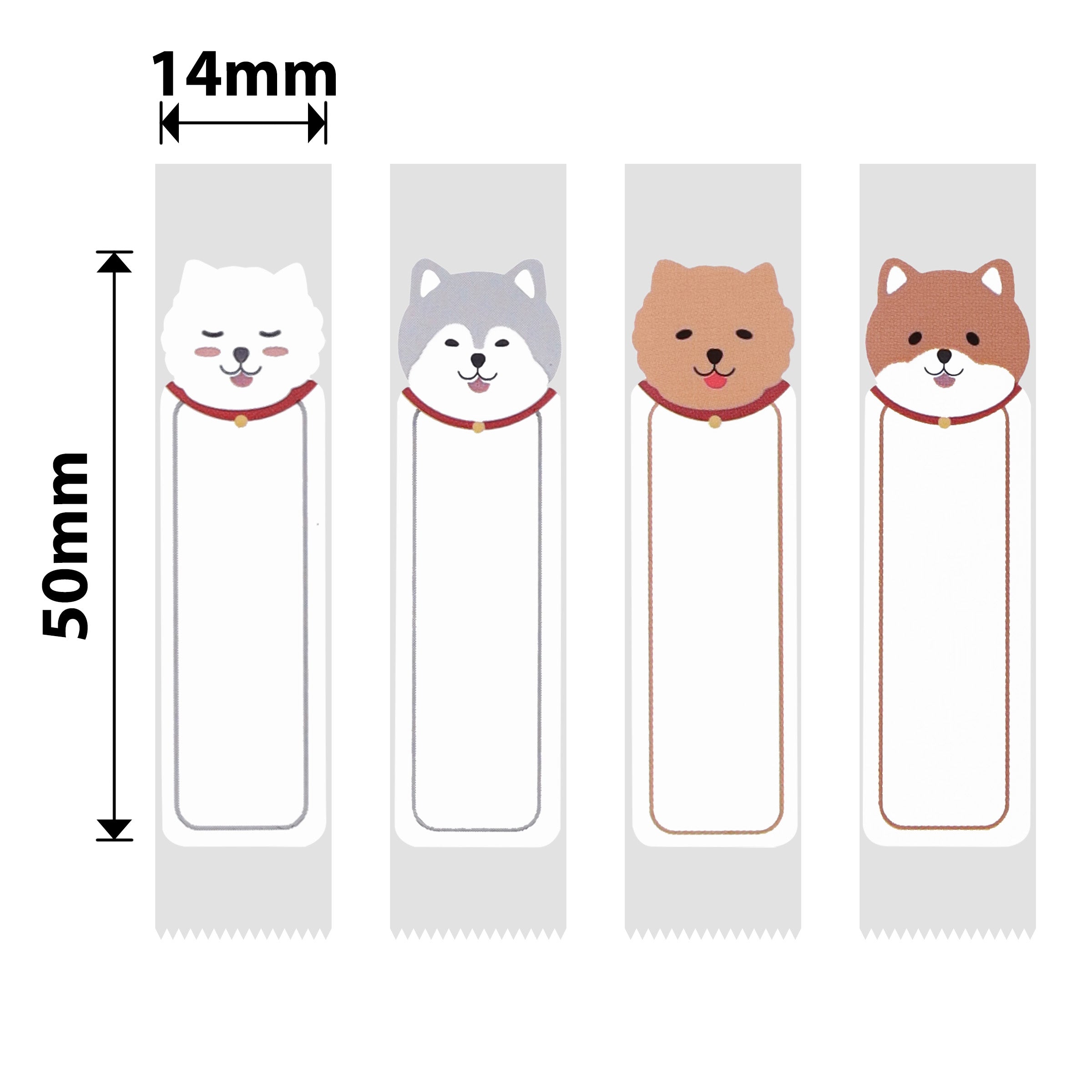 NB177 - NIIMBOT - D11 / D101 / D110 / H1S - RP14X50MM - 130 ÉTIQUETTES PAR ROULEAU - MOTIF CHIOT ADORABLE