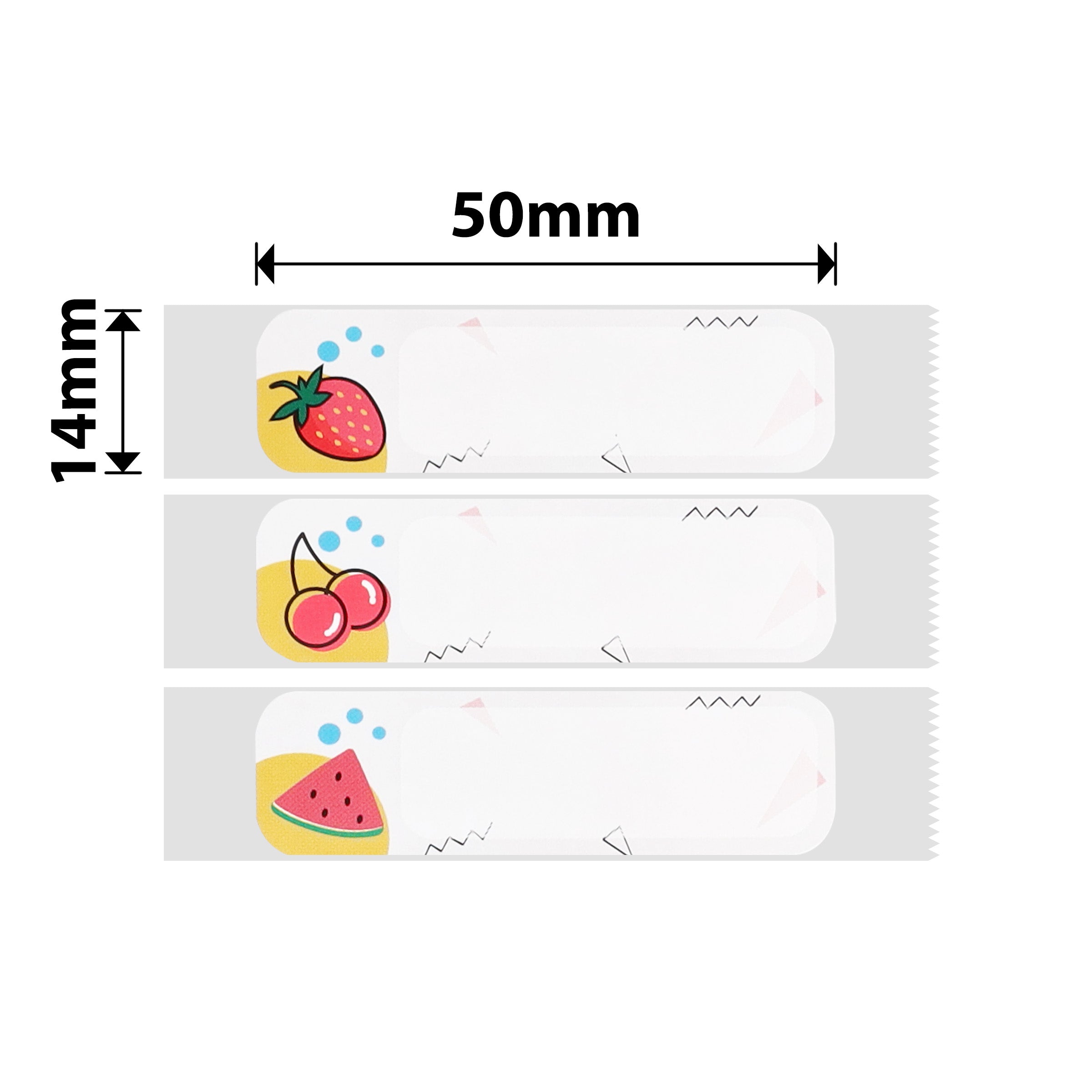 NB178 - NIIMBOT - D11 / D101 / D110 / H1S - 14X50MM - 130 SWEETFRUIT LABELS