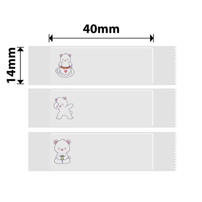 NB295 - NIIMBOT - D11 / D101 / D110 / H1S - 14X40MM - 160 LAZY DAY LABELS