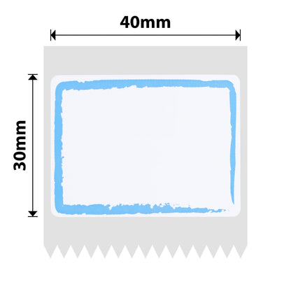 NB189 - NIIMBOT - B1 / B21 / B3S / B4 - T40X30MM - 230 ETICHETTE PER ROTOLO - DESIGN CON BORDO BLU