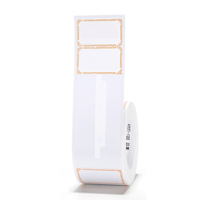NB207 - NIIMBOT - B1 / B21 / B3S / B4 - 25X75MM - 100 ORANGE INK CABLE LABELS