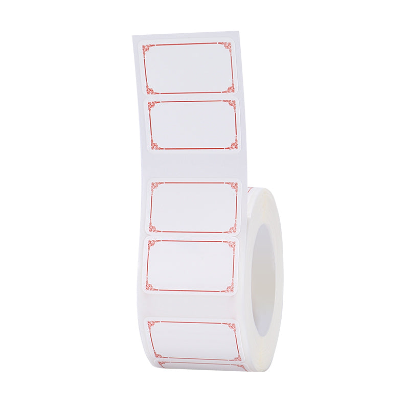 NB209 - NIIMBOT - B1 / B21 / B3S / B4 - 25X30MM - 230 LABELS PER ROLL - LIGHT RED DESIGN