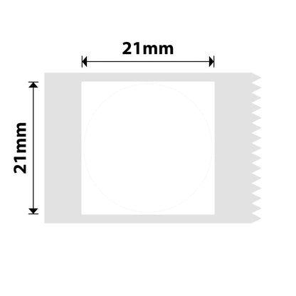 NB218 - NIIMBOT - B1 / B21 / B3S / B4 - 21X21MM - 300 WHITE ROUND LABELS