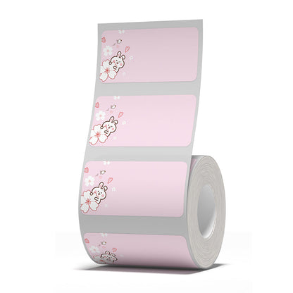 NIIMBOT - B Range - 40x20mm - Pink Rabbit - 320 Labels