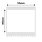 NB223 - NIIMBOT - B1 / B21 / B3S / B4 - 50X40MM - 180 WHITE LABELS