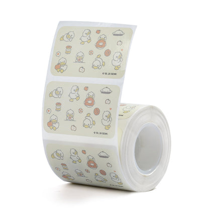 NB227 - NIIMBOT - B1 / B21 / B3S / B4 - 50X30MM - 230 LIGHT YELLOW DUCK LABELS