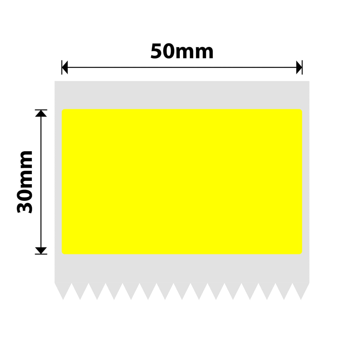 NB230 - NIIMBOT - B1 / B21 / B3S / B4 - 50X30MM - 230 ÉTIQUETTES THERMIQUES JAUNES 