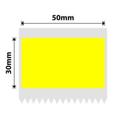 NB230 - NIIMBOT - B1 / B21 / B3S / B4 - 50X30MM - 230 ÉTIQUETTES THERMIQUES JAUNES 