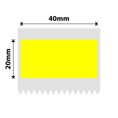 NB231 - NIIMBOT - B1 / B21 / B3S / B4 - 40X20MM - 320 YELLOW THERMAL LABELS