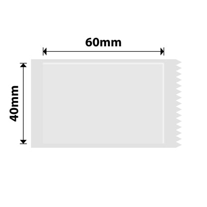 NB234 - NIIMBOT - B1 / B21 / B3S / B4 - 40X60MM - 125 TRANSPARENT LABELS