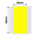 NB235 - NIIMBOT - B1 / B21 / B3S / B4 - 40X20MM - (10X20X4) - 300 YELLOW LABELS