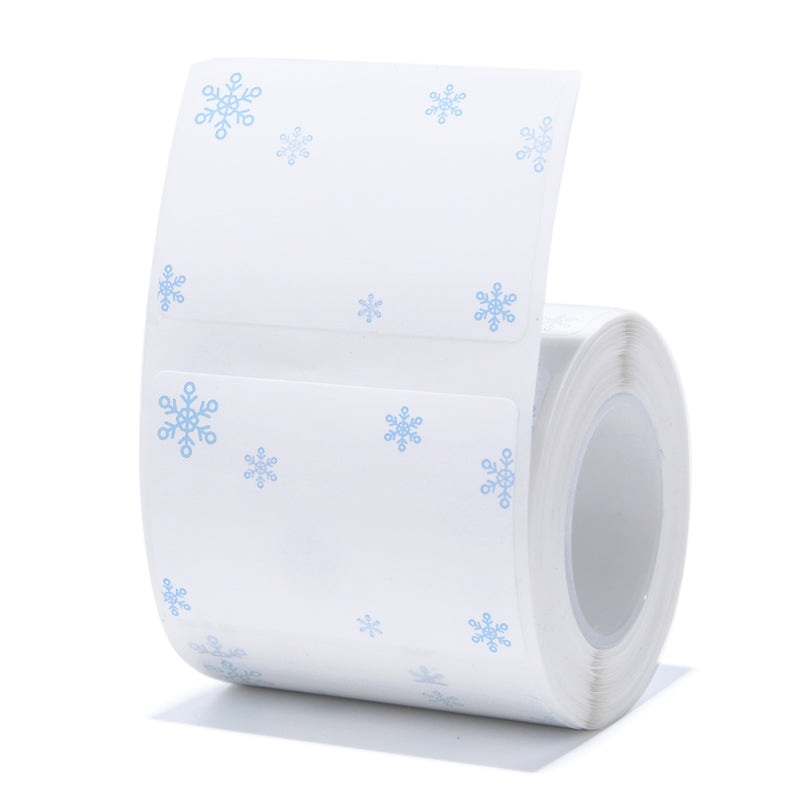 NB238 - NIIMBOT - B1 / B21 / B3S / B4 - 45X30MM - 230 ETICHETTE PER ROTOLO - DESIGN BLU NEVE 