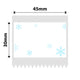 NB238 - NIIMBOT - B1 / B21 / B3S / B4 - 45X30MM - 230 SNOW BLUE LABELS