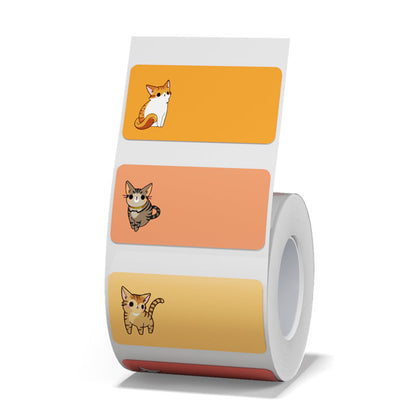 NB240 - NIIMBOT - B1 / B21 / B3S / B4 - 40X20MM - 320 CAT RED/ORANGE LABELS