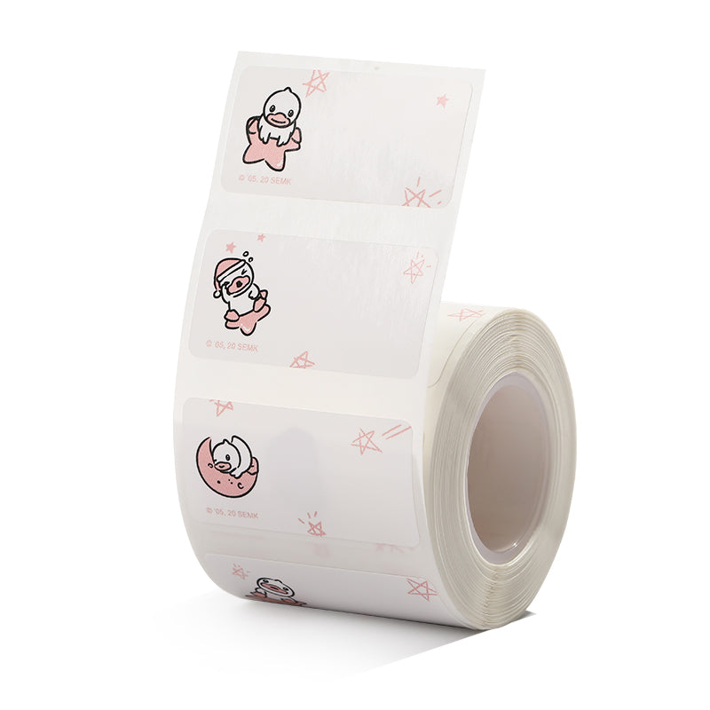 NB241 - NIIMBOT - B1 / B21 / B3S / B4 - 40X20MM - 320 ETICHETTE PER ROTOLO - DESIGN ANATRA 