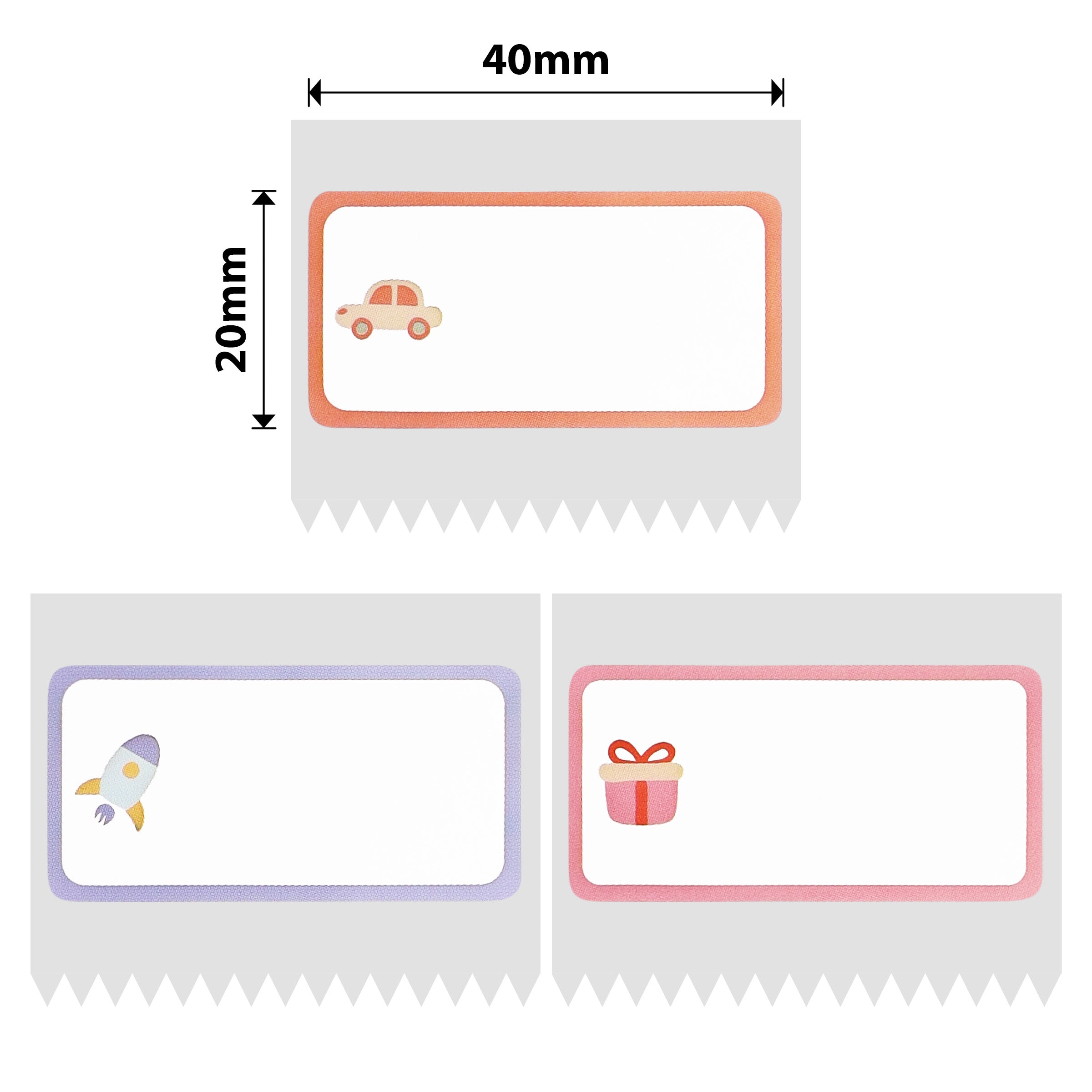 NB244 - NIIMBOT - B1 / B21 / B3S / B4 - 40X20MM - 320 TOY LABELS