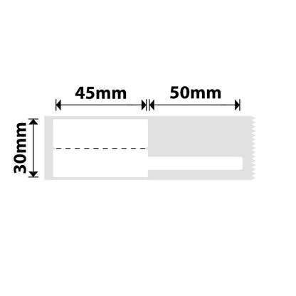 NB251 - NIIMBOT - B1 / B21 / B3S / B4 - 30X95MM - 80 WHITE CABLE LABELS