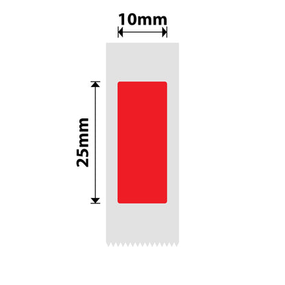 NB265 - NIIMBOT - D11 / D101 / D110 / H1S - 10X25MM - 240 RED LABELS