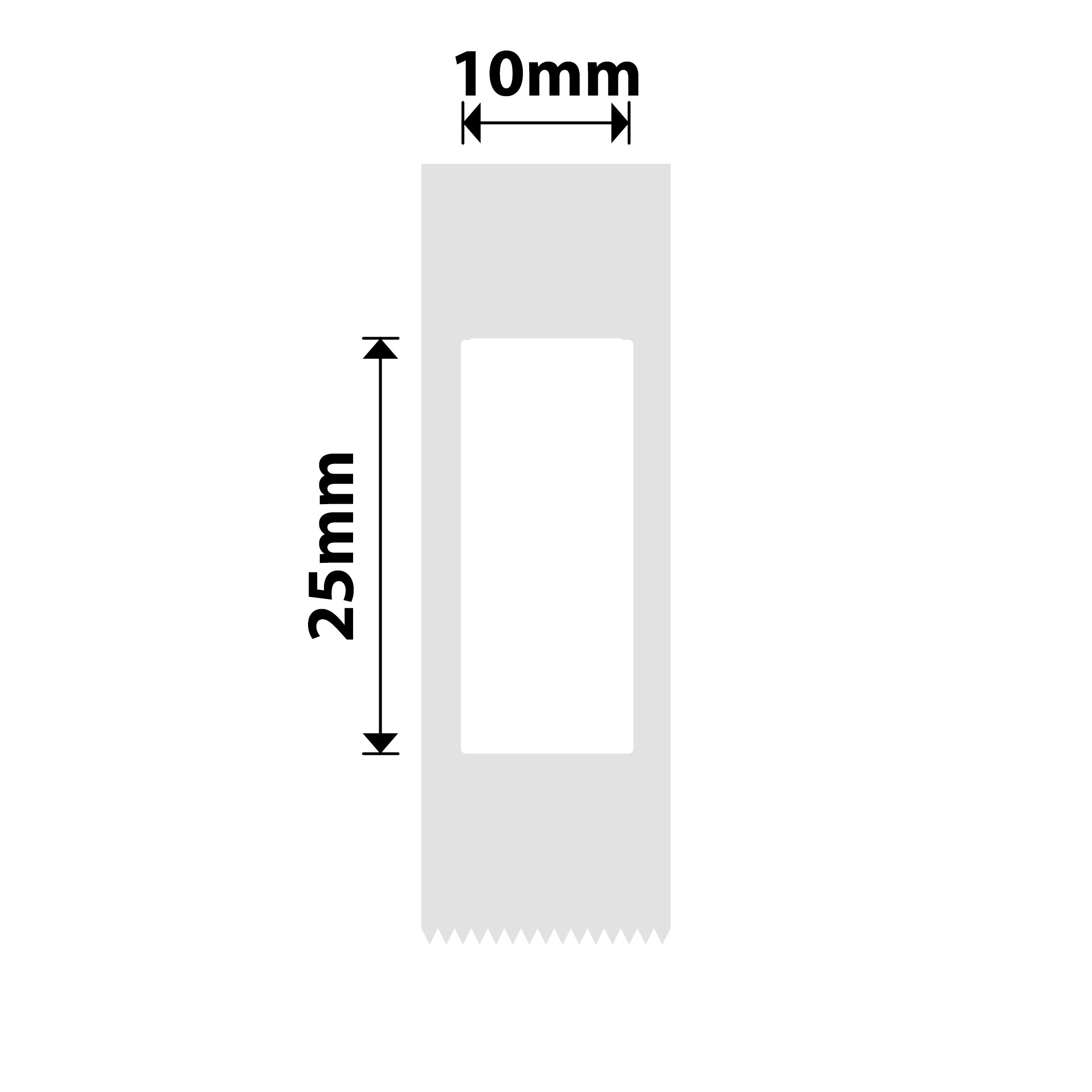 NB266 - NIIMBOT - D11 / D101 / D110 / H1S - 10X25MM - 240 WHITE LABELS