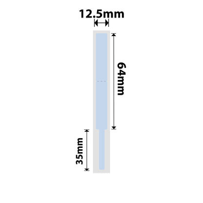 NB268 - NIIMBOT - D11 / D101 / D110 / H1S - R12,5 x 99 mm - 70 étiquettes par rouleau - Motif nuage bleu