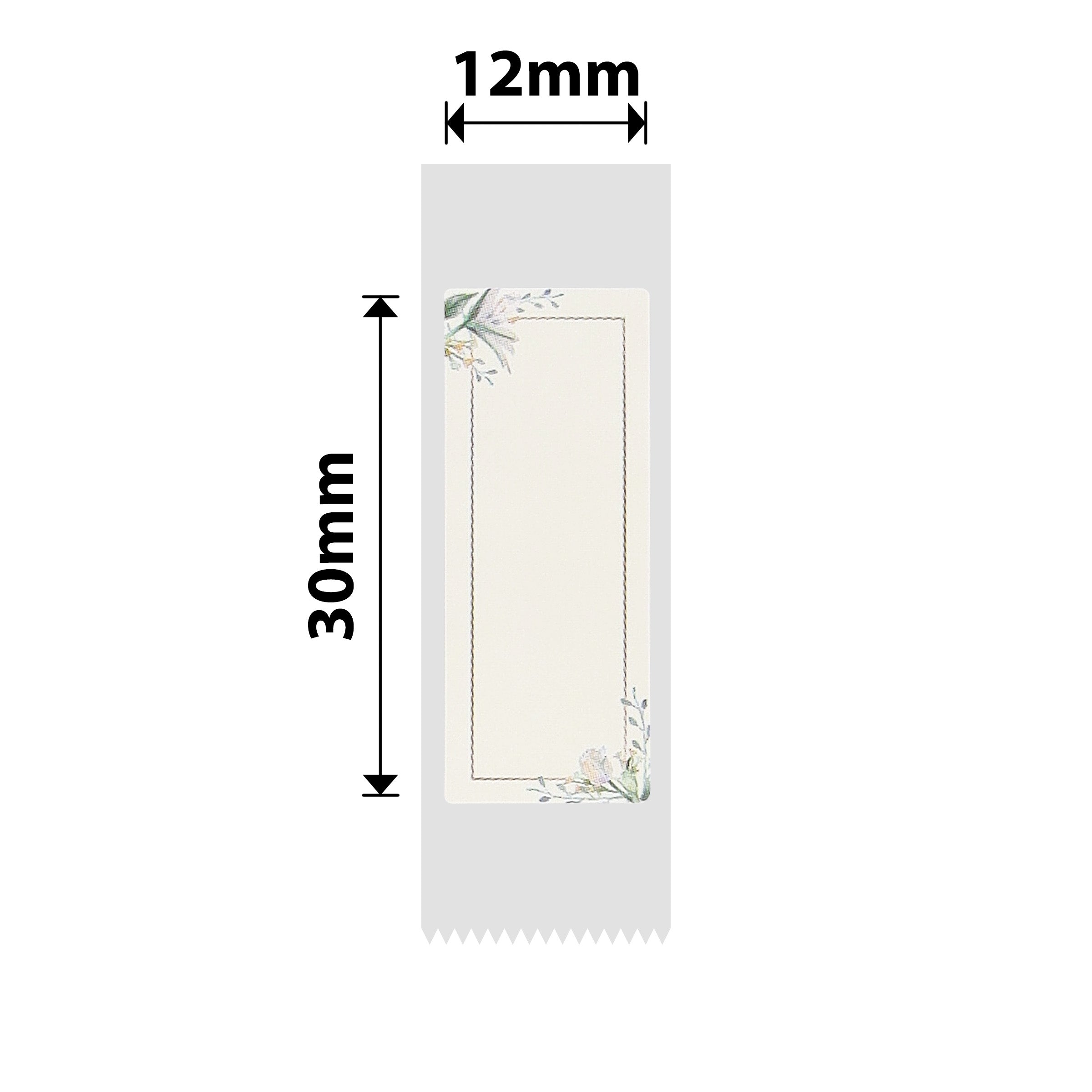 NB271 - NIIMBOT - D11 / D101 / D110 / H1S - 12X30MM - 210 FRESH FLOWER LABELS