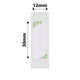 NB272 - NIIMBOT - D11 / D101 / D110 / H1S - 12X30MM - 210 GREEN LEAVES LABELS
