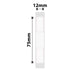 NB275 - NIIMBOT - D11 / D101 / D110 / H1S - 12X75MM - 90 MILK CANDY CABLE LABELS