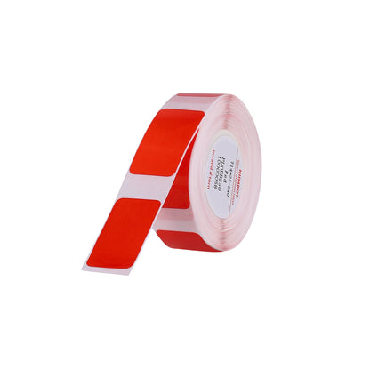 NB278 - NIIMBOT - D11 / D101 / D110 / H1S - R14 x 25 mm - 240 étiquettes par rouleau - Motif rouge