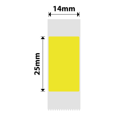 NB280 - NIIMBOT - D11 / D101 / D110 / H1S - 14X25MM - 240 YELLOW LABELS