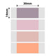 NB283 - NIIMBOT - D11 / D101 / D110 / H1S - 14X30MM - 210 PINK 4 COLOURS LABELS