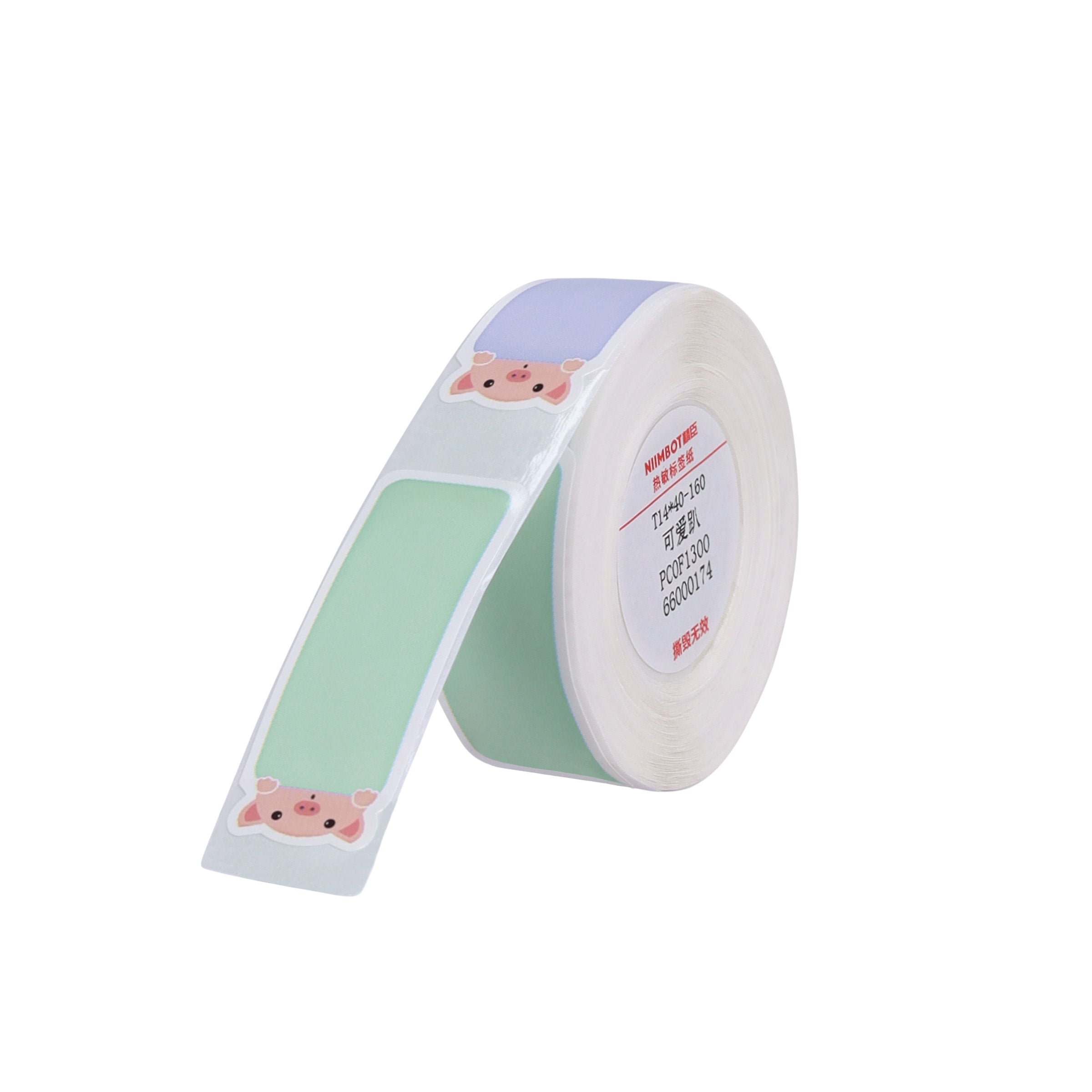 NB291 - NIIMBOT - D11 / D101 / D110 / H1S - R14X40MM - 160 LABELS PER ROLL - SLEEPY ANIMALS DESIGN