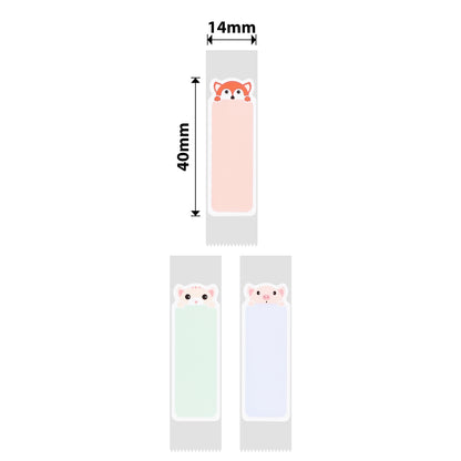 NB291 - NIIMBOT - D11 / D101 / D110 / H1S - 14X40MM - 160 SLEEPY ANIMALS LABELS