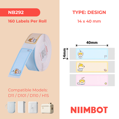 NB418 - NIIMBOT - B18 / N1 - 14X40MM - 150 DREAMER LABELS