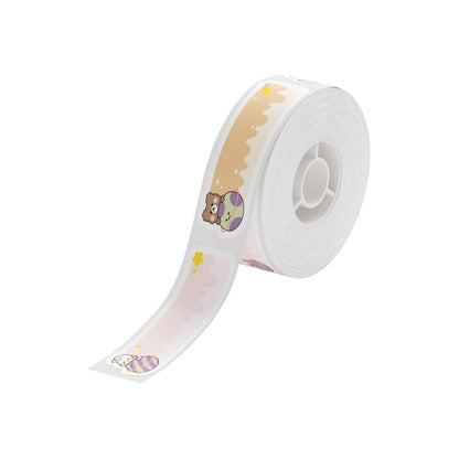 NB299 - NIIMBOT - D11 / D101 / D110 / H1S - 14X40MM - 155 ETICHETTE PER ROTOLO - DESIGN PLANET TOUR