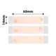 NB304 - NIIMBOT - D11 / D101 / D110 / H1S - 14X60MM - 110 CHERRY PINK LABELS