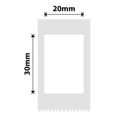NB313 - NIIMBOT - SOLO D101 - R20X30MM - 210 ETICHETTE PER ROTOLO - BIANCO