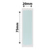 NB317 - NIIMBOT - D101 ONLY - 20X75MM - 90 GREEN LABELS