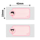 NB327 - NIIMBOT - D101 ONLY - 22X42MM- 150 SWEET BABY LABELS