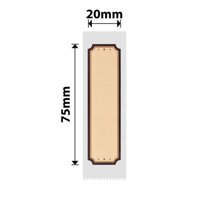 NB328 - NIIMBOT - D101 ONLY - 20X75MM - 90 WOOD LOVE LABELS