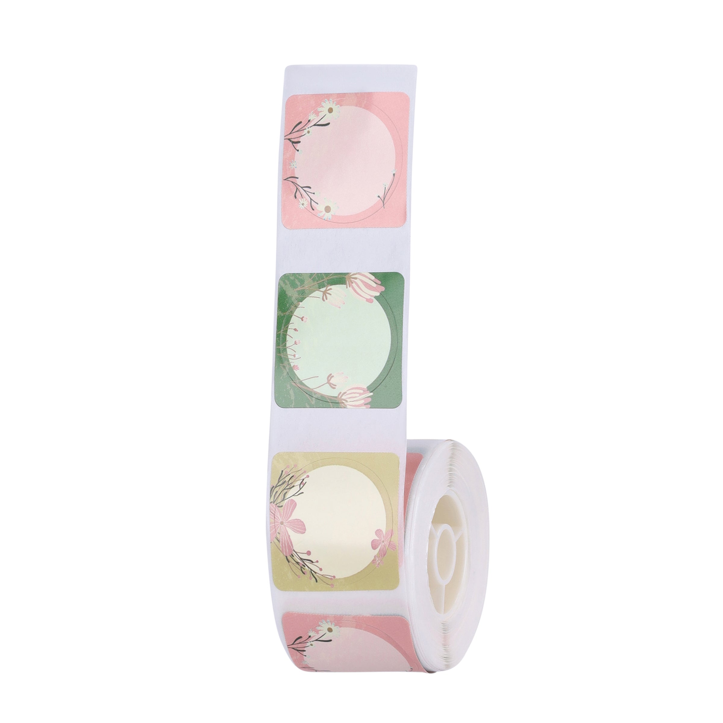 NB333 - NIIMBOT - SOLO D101 - R25X25MM - 230 ETICHETTE PER ROTOLO - DISEGNO FIORI