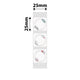 NB334 - NIIMBOT - D101 ONLY - 25X25MM - 230 PARK CIRCLE LABELS