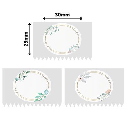 NB336 - NIIMBOT - D101 ONLY - 25X30MM - 200 PARK OVAL LABELS