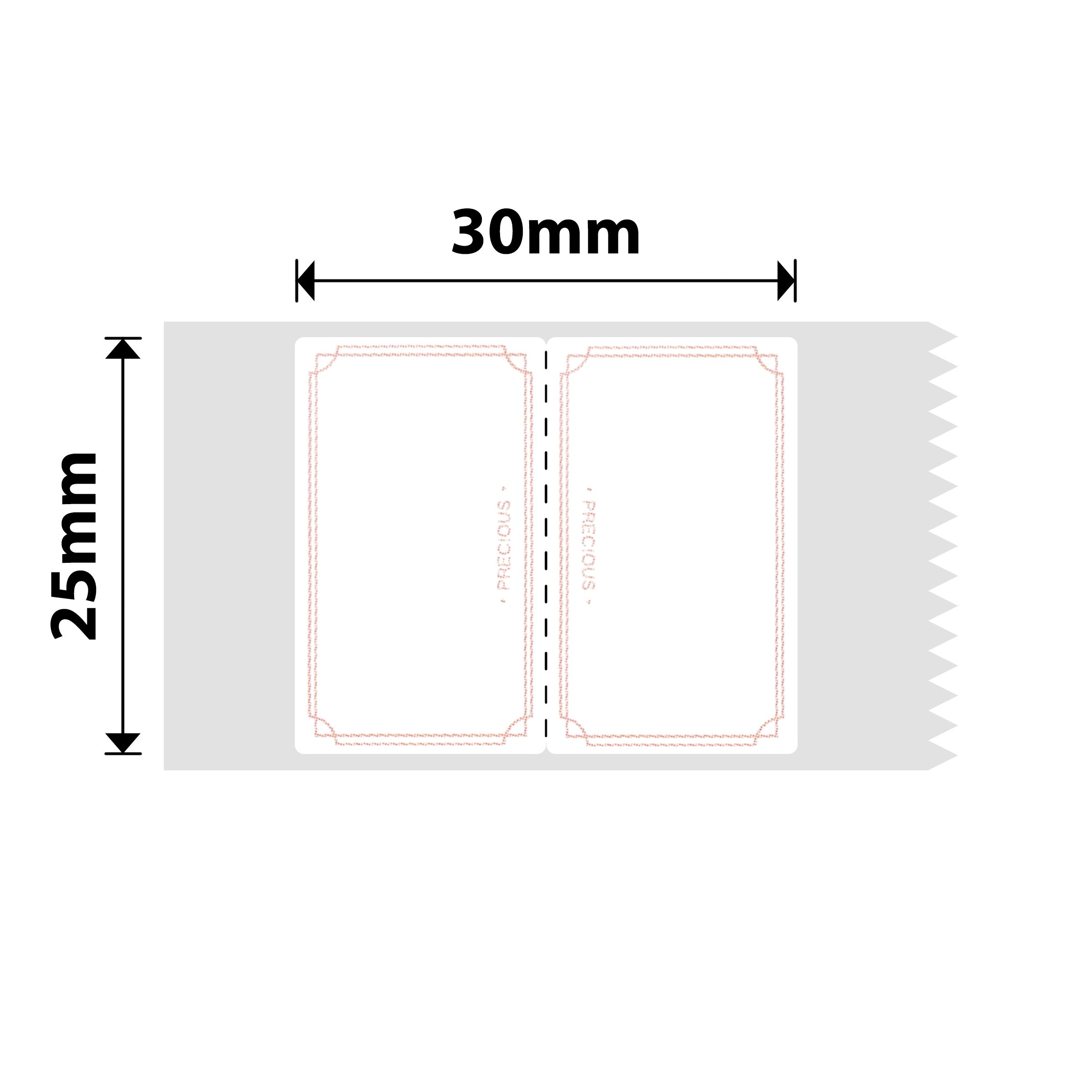 NB337 - NIIMBOT - SOLO D101 - R25X30MM - 210 ETICHETTE PER ROTOLO - DESIGN ELEGANTE