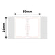 NB337 - NIIMBOT - D101 ONLY - 25X30MM - 210 ELEGANT LABELS