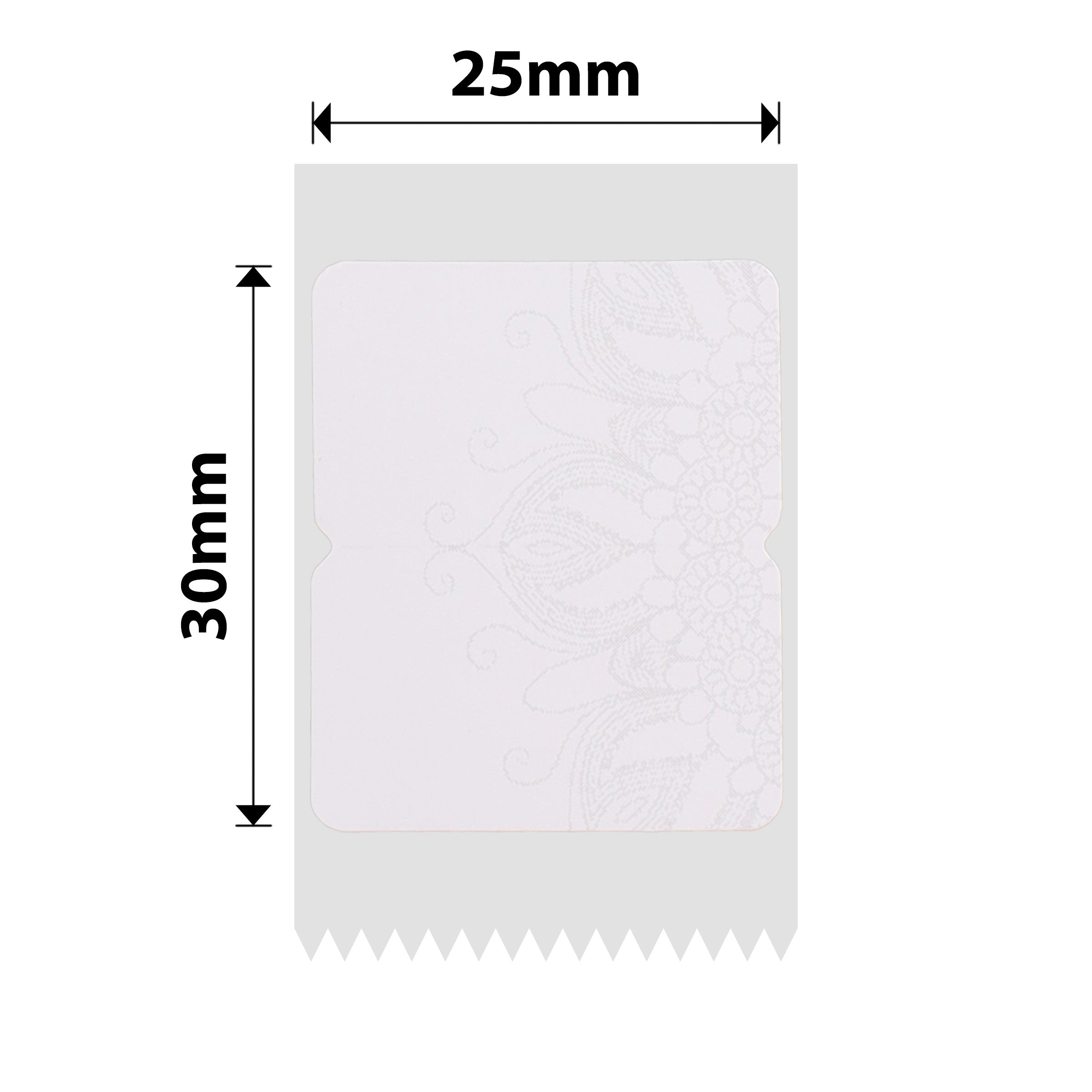 NB343 - NIIMBOT - SOLO D101 - R25X30MM - 210 ETICHETTE PER ROTOLO - DESIGN COLOR NEVE