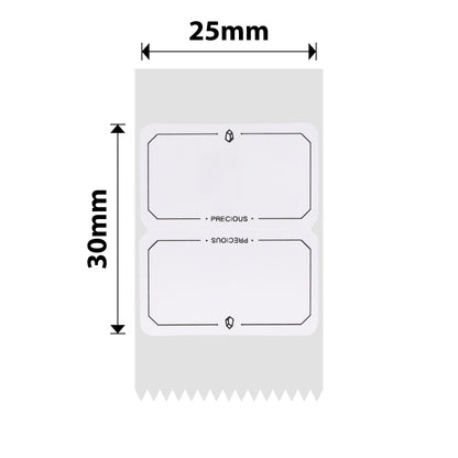 NB345 - NIIMBOT - D101 UNIQUEMENT - R25X30MM - 210 ÉTIQUETTES PAR ROULEAU - TRUE LOVE DESIGN